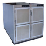 Image of 4-door mortuary fridge